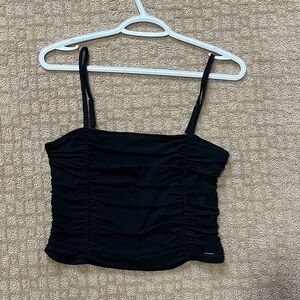Hollister Black Ruched Women's Top